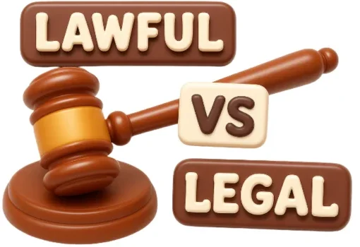Legal vs Lawful